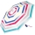 Esprit Taschenschirm Easymatic Light Auf-Zu Automatik Summer Stripes - bright