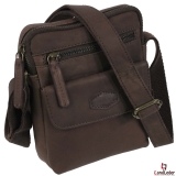 LandLeder Unisex Umhängetasche PINCH OF WAX - braun
