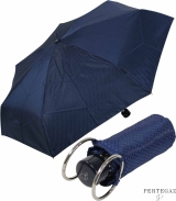 Pertegaz Super Mini Taschenschirm Vögel Hülle mit Tragegriff - blau